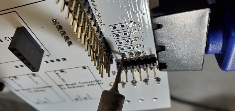 Jumper pin soldering