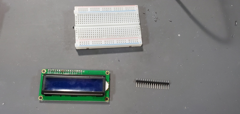 Parts for the LCD screen